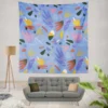 Hand Drawn Flat Design Abstract Doodle Pattern Wall Tapestry