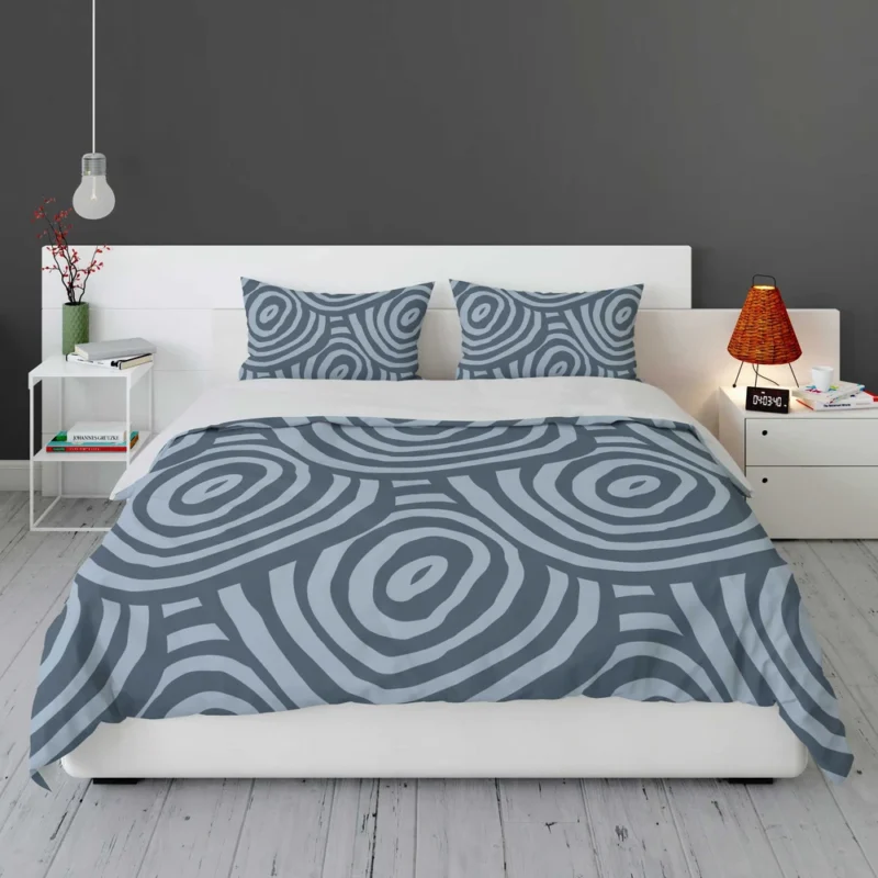 Hand Drawn Geometric Circles Pattern Bedding Set 1