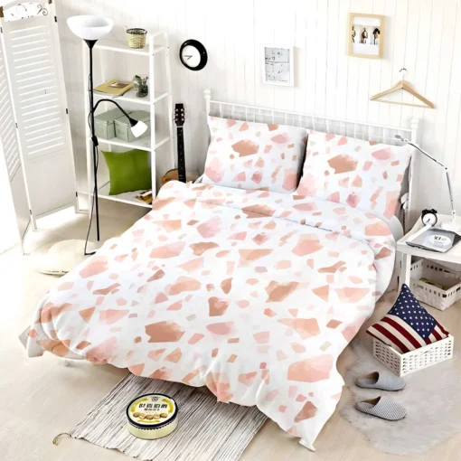 Hand Drawn Giraffe Pattern Bedding Set