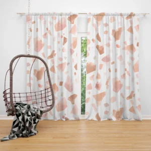 Hand Drawn Giraffe Pattern Curtain