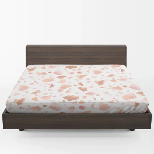 Hand Drawn Giraffe Pattern Fitted Sheet 1