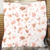 Hand Drawn Giraffe Pattern Quilt Blanket