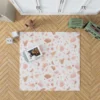 Hand Drawn Giraffe Pattern Rug