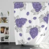 Hand Drawn Grapes Bunch Shower Curtain