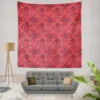 Hand Drawn Hydrangea Floral Wall Tapestry