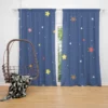 Hand Drawn Little Stars Curtain