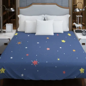 Hand Drawn Little Stars Duvet Cover