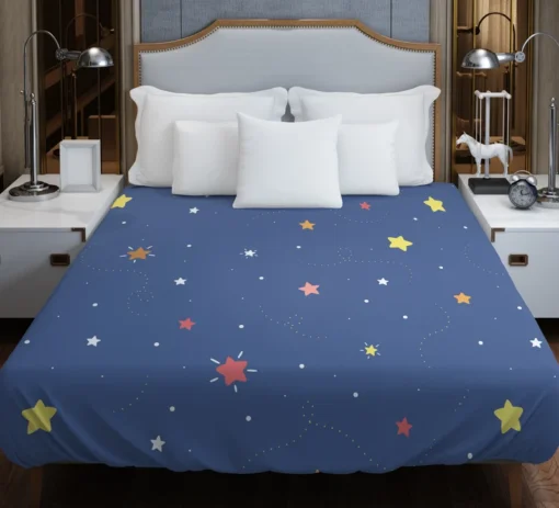 Hand Drawn Little Stars Duvet Cover