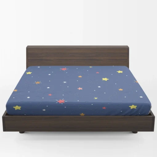 Hand Drawn Little Stars Fitted Sheet 1