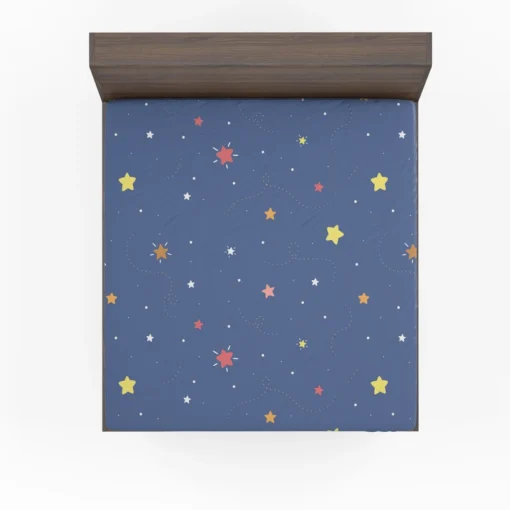 Hand Drawn Little Stars Fitted Sheet