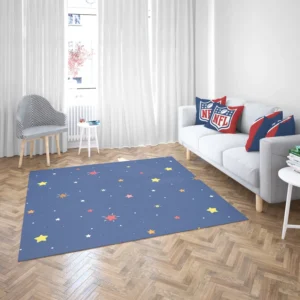 Hand Drawn Little Stars Rug 2