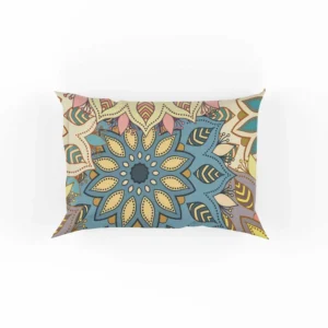 Hand Drawn Mandala Seamless Pattern Pillow Case