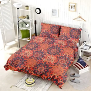 Hand Drawn Mandala Vintage Design Bedding Set