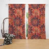 Hand Drawn Mandala Vintage Design Curtain