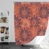 Hand Drawn Mandala Vintage Design Shower Curtain