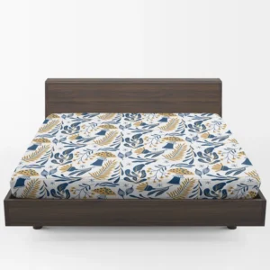 Hand Drawn Mushroom Pattern Fitted Sheet 1