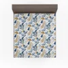 Hand Drawn Mushroom Pattern Fitted Sheet