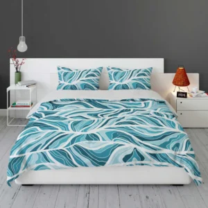 Hand Drawn Seamless Texture Design Bedding Set 1