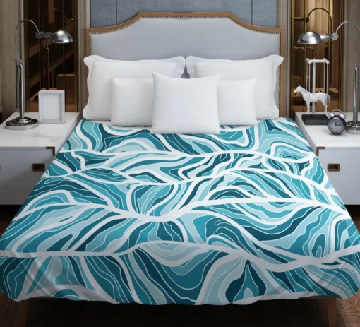 Hand Drawn Seamless Texture Design Duvet Cover