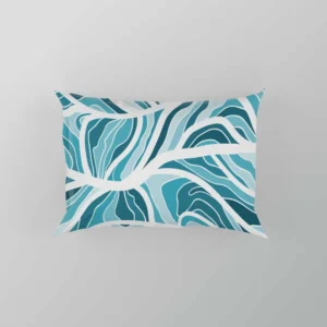 Hand Drawn Seamless Texture Design Pillow Case