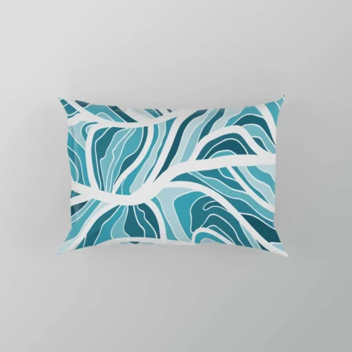 Hand Drawn Seamless Texture Design Pillow Case