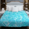 Hand Drawn Shiny Water With Ripples Duvet Cover