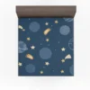 Hand Drawn Stars Planets Fitted Sheet