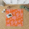 Hand Drawn Summer Duotone Design Rug