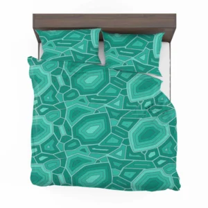 Hand Drawn Turtle Shell Pattern Bedding Set 1