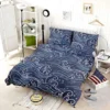 Hand Drawn Wave Off Pattern Bedding Set