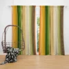 Hand Drawn Woodsy Stripes Curtain