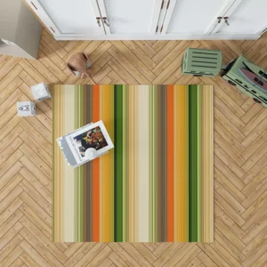 Hand Drawn Woodsy Stripes Rug