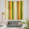 Hand Drawn Woodsy Stripes Wall Tapestry