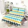 Hand Drawn Zigzag Pattern Bedding Set