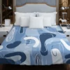 Hand Painted Abstract Art Duvet Cover