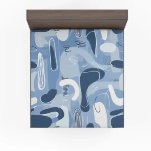 Hand Painted Abstract Art Fitted Sheet