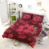 Hand Painted Hibiscus Flowers Bedding Set