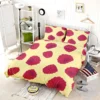 Hand Painted Raspberry Bedding Set