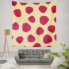 Hand Painted Raspberry Wall Tapestry