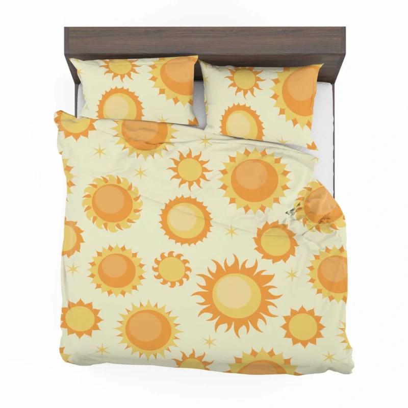 Hand Painted Sun Pattern Bedding Set 2