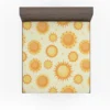 Hand Painted Sun Pattern Fitted Sheet