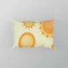 Hand Painted Sun Pattern Pillow Case