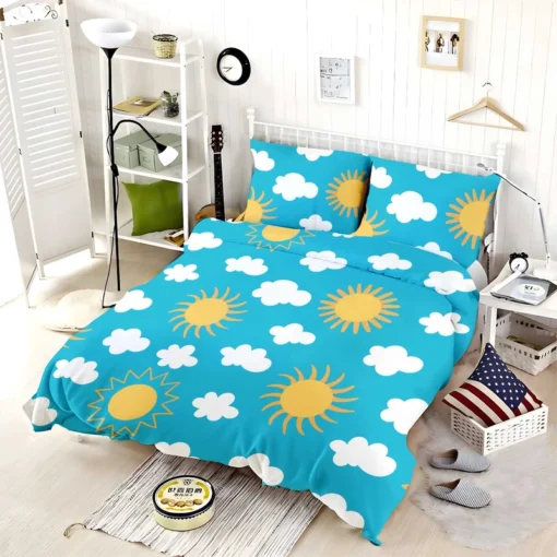 Happy Sunny Day Sun Raised Bedding Set