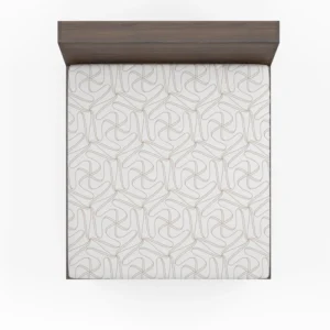 Hexagon Geometric Lines Fitted Sheet