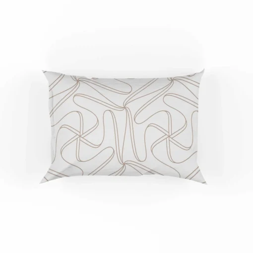 Hexagon Geometric Lines Pillow Case