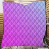 Hexagon Pattern Purple Gradient Quilt Blanket