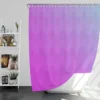 Hexagon Pattern Purple Gradient Shower Curtain