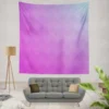 Hexagon Pattern Purple Gradient Wall Tapestry