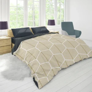 Hexagonal Pattern Abstract Background Duvet Cover 1