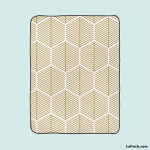 Hexagonal Pattern Abstract Background Fleece Blanket 1